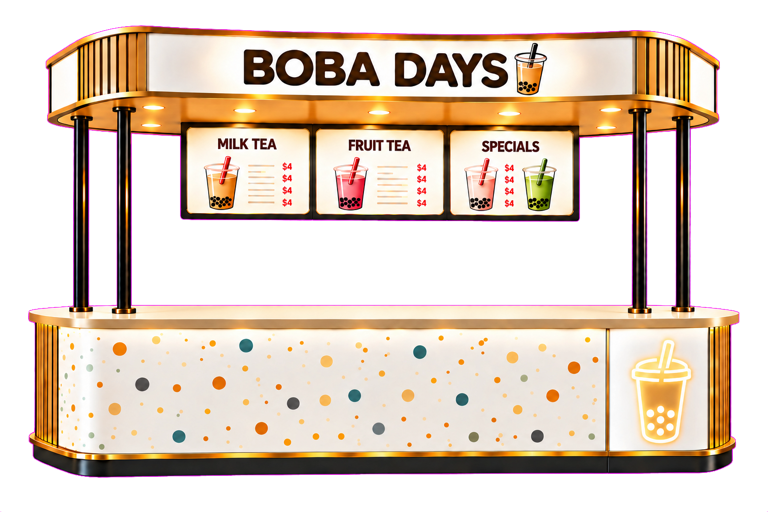 Food Court Boba shop